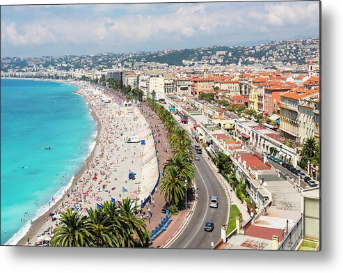 Anglais Metal Print featuring the photograph Nice, French Riviera, France #3 by Ken Welsh