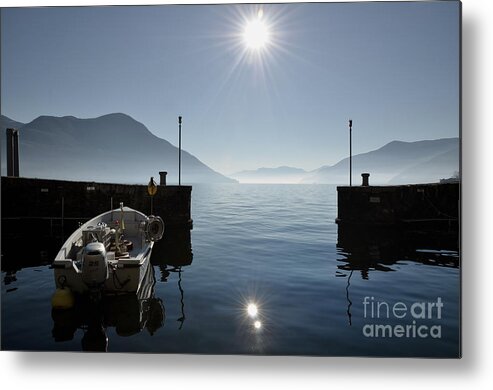 Boat Metal Print featuring the photograph Small port #3 by Mats Silvan