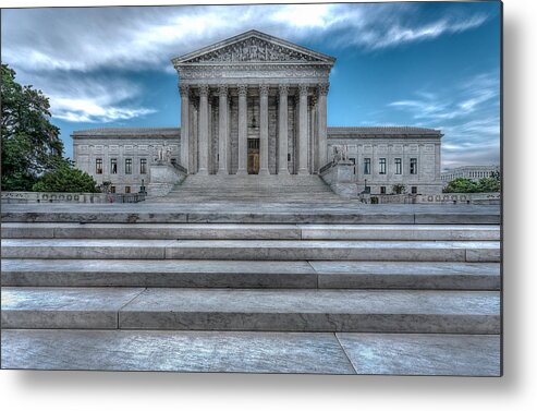 America Metal Print featuring the photograph Supreme Court #3 by Peter Lakomy
