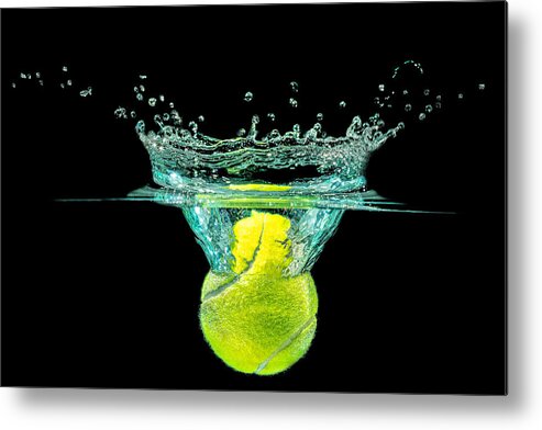 Activity Metal Print featuring the photograph Tennis Ball by Peter Lakomy