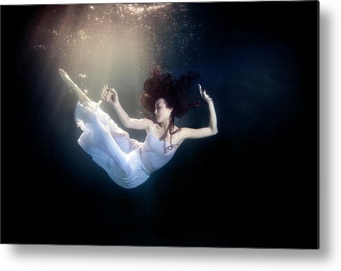 Underwater Metal Print featuring the photograph Underwater #3 by Mark Mawson