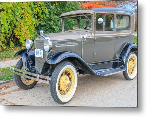 Guelph Metal Print featuring the photograph Vintage Ford #3 by Nick Mares