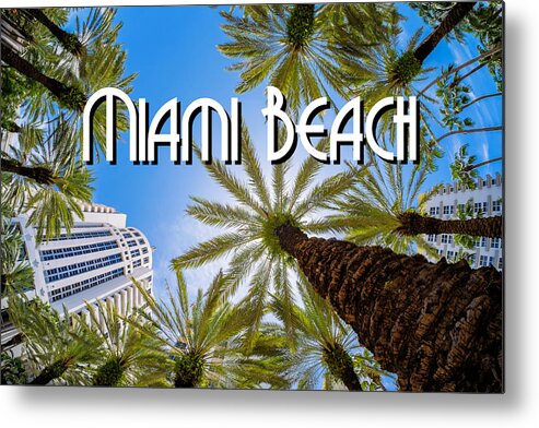 Architecture Metal Print featuring the photograph Miami Beach #38 by Raul Rodriguez