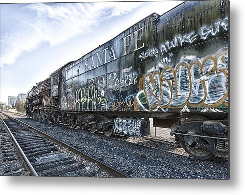 2925 Metal Print featuring the photograph 4 8 4 ATSF 2925 In Repose by Jim Thompson