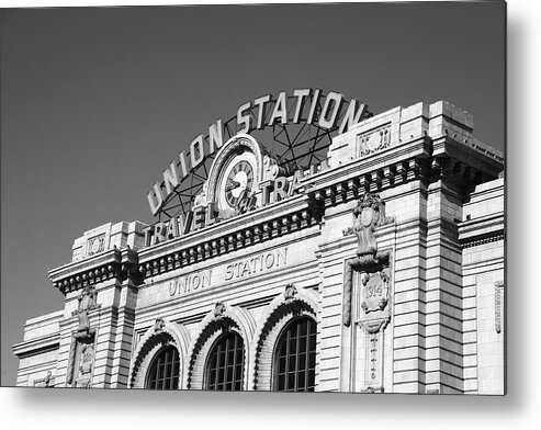 America Metal Print featuring the photograph Denver - Union Station #1 by Frank Romeo