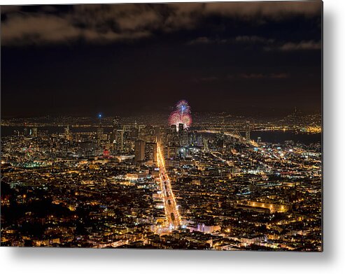 Mark Whitt Metal Print featuring the photograph Happy New Year 2013 #4 by Mark Whitt