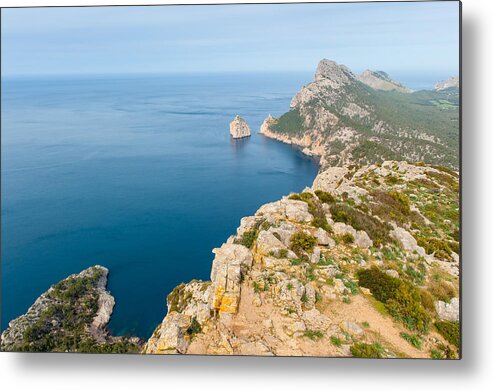 Cap De Formentor Metal Print featuring the photograph Mallorca view #4 by Gary Eason