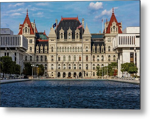 Photography Metal Print featuring the photograph New York, Albany, New York State Capitol #4 by Panoramic Images
