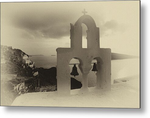 Santorini Metal Print featuring the photograph Santorini #4 by Manolis Tsantakis