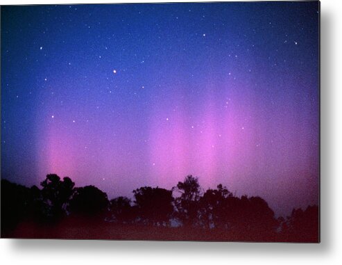 Southern Lights Metal Print featuring the photograph View Of The Aurora Australis Or Southern Lights #4 by Gordon Garradd/science Photo Library