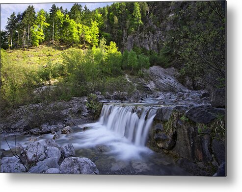 Waterfall Metal Print featuring the photograph Waterfall #4 by Ivan Slosar