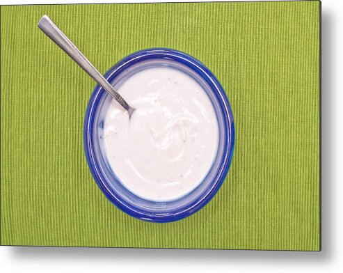 Baking Metal Print featuring the photograph Yogurt #4 by Tom Gowanlock