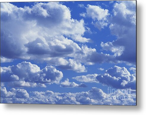 Cloud Metal Print featuring the photograph Cumulus Clouds #5 by Jim Corwin