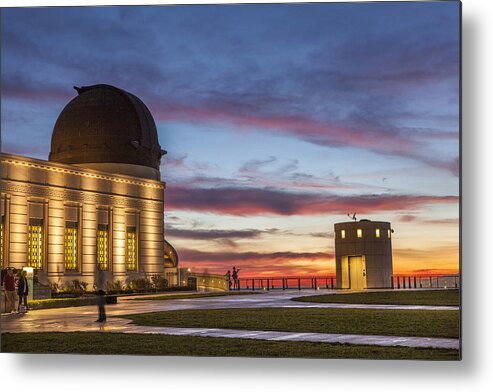 Griffith Observatory Metal Print featuring the photograph Griffith Observatory #5 by Richard Nowitz