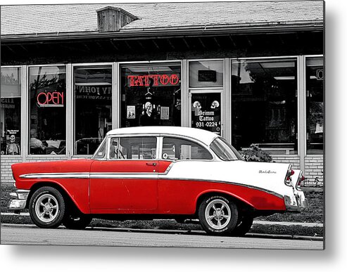 1956 Metal Print featuring the photograph '56 Tattoo #56 by Christopher McKenzie