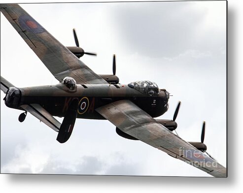 Avro Metal Print featuring the photograph Lancaster Bomber #6 by Airpower Art
