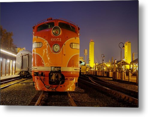 Emd E9 Diesel Metal Print featuring the photograph 6051 by Mike Ronnebeck