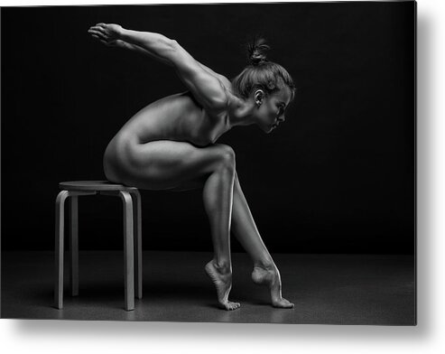 Fine Art Nude Metal Print featuring the photograph Bodyscape #63 by Anton Belovodchenko