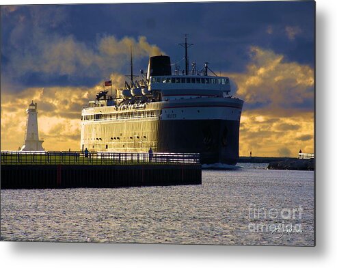 Ss Metal Print featuring the photograph S.S. Badger #7 by Bill Richards