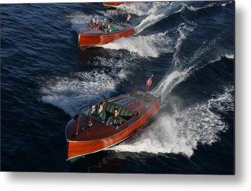 Runabout Metal Print featuring the photograph Classic Chris Craft #8 by Steven Lapkin