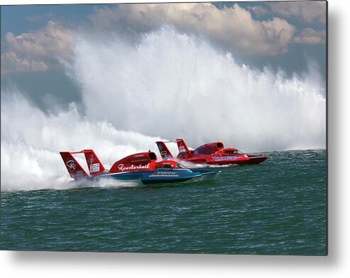 Nobody Metal Print featuring the photograph Hydroplane Racing #8 by Jim West