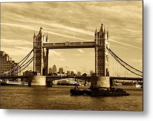 Tower Bridge Metal Print featuring the photograph Tower Bridge #8 by Chris Day