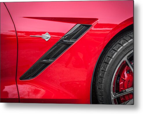 2014 Chevrolet Corvette Metal Print featuring the photograph 2014 Chevrolet Corvette C7 #6 by Rich Franco