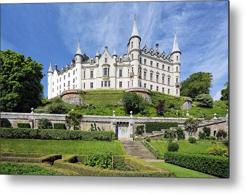 Castle Metal Print featuring the photograph Dunrobin Castle #5 by Grant Glendinning