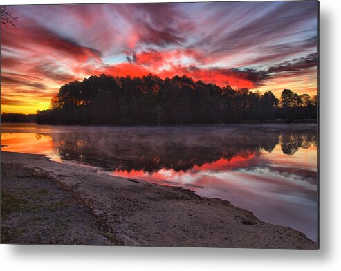 7595 Metal Print featuring the photograph A Christmas Eve Sunrise by Gordon Elwell
