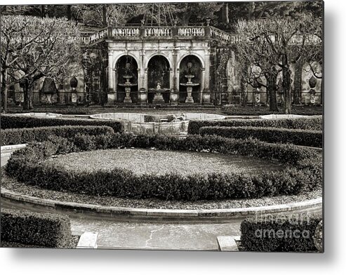 Architecture Metal Print featuring the photograph A Garden of Rare Beauty by Marcia Lee Jones