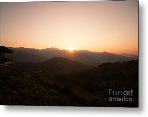 Sunrise Metal Print featuring the photograph A New Day by Venura Herath