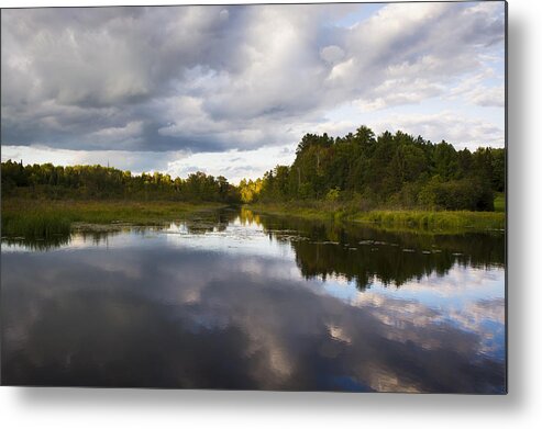 Reflections Metal Print featuring the photograph A path to the Light by Dan Hefle