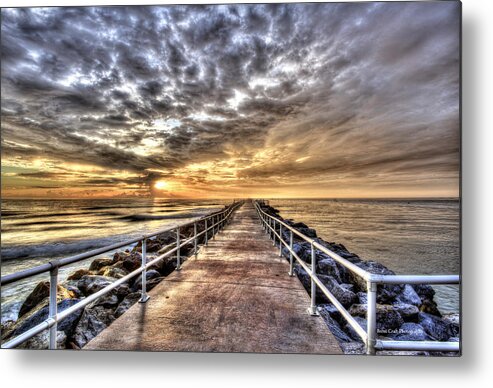 Daytona Metal Print featuring the photograph A Walk To The Horizon by Brent Craft