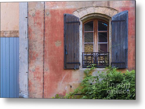 Windows Metal Print featuring the photograph A window with a view by Judith Barr