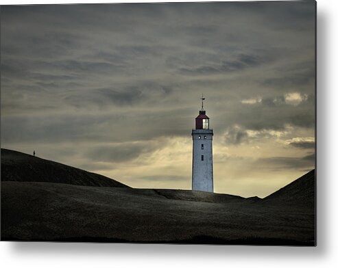 Lighthouse Metal Print featuring the photograph Abandoned Lighthouse by Lotte Gr?nkj?r