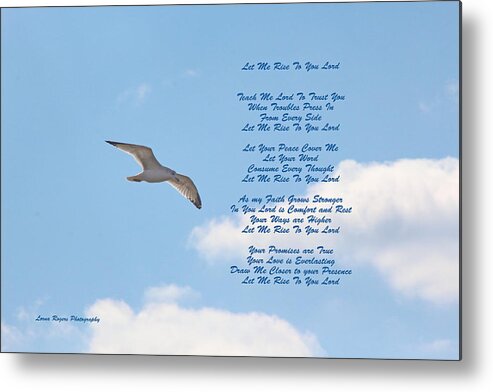 Sky Metal Print featuring the digital art Above the Clouds by Lorna Rose Marie Mills DBA Lorna Rogers Photography