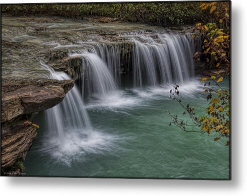 Waterfall Metal Print featuring the photograph Abraham Falls by Erika Fawcett