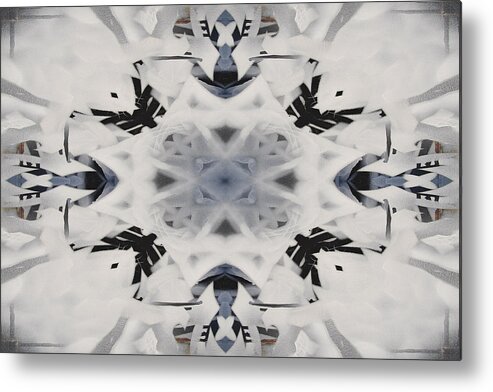 Abstract Metal Print featuring the digital art Abstract graffiti 16 by Steve Ball