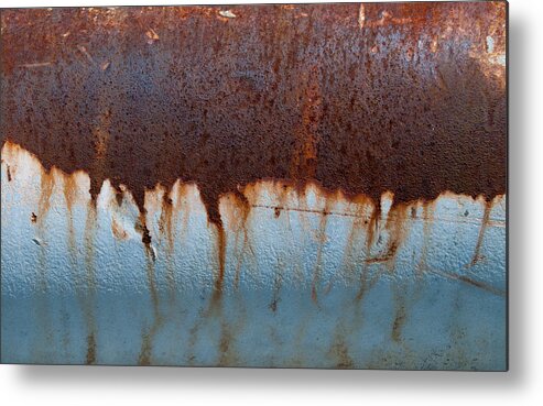 Industrial Metal Print featuring the photograph Acid Rain by Jani Freimann