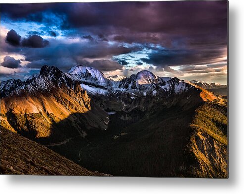 Nature Metal Print featuring the photograph Across the Valley by Steven Reed