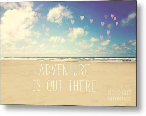 Washington Coast Metal Print featuring the photograph Adventure is out there by Sylvia Cook
