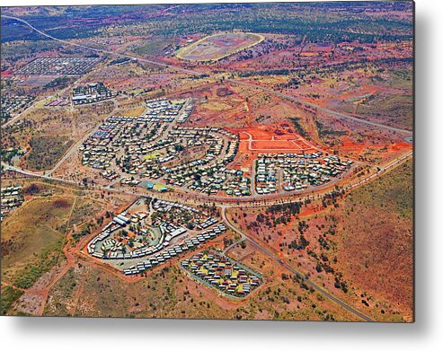 Outdoors Metal Print featuring the photograph Aerial Of Newman, Western Australia by John W Banagan