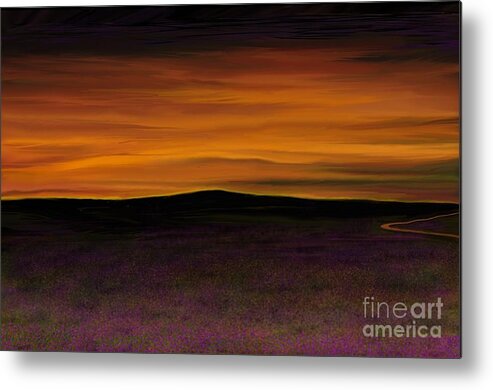 Sky Metal Print featuring the painting African Sky by Rand Herron