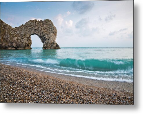 Durdle Metal Print featuring the photograph Afternoon at Durdle Door by Ian Middleton