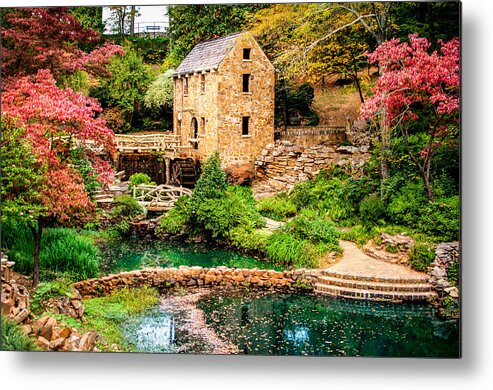 America Metal Print featuring the photograph Afternoon at The Old Mill - North Little Rock Arkansas by Gregory Ballos