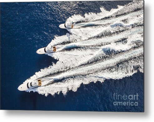 F&s Metal Print featuring the photograph Air Boats by Scott Kerrigan