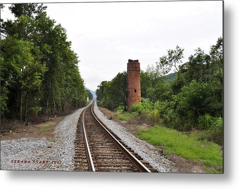 Alabama Metal Print featuring the photograph Alabama Tracks by Verana Stark