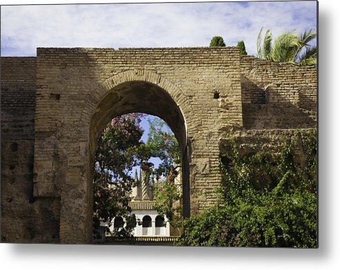 Alcazar Metal Print featuring the photograph Alcazar - Sevilla, Spain by Madeline Ellis