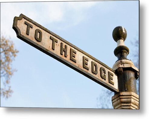 Pole Metal Print featuring the photograph Alderley Edge by Peter Chadwick Lrps