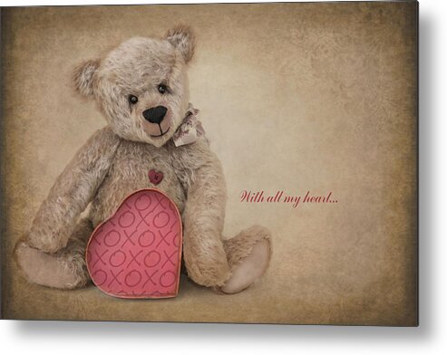 Love Metal Print featuring the photograph All My Heart by Robin-Lee Vieira